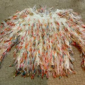 Fun confetti multi colored sweater